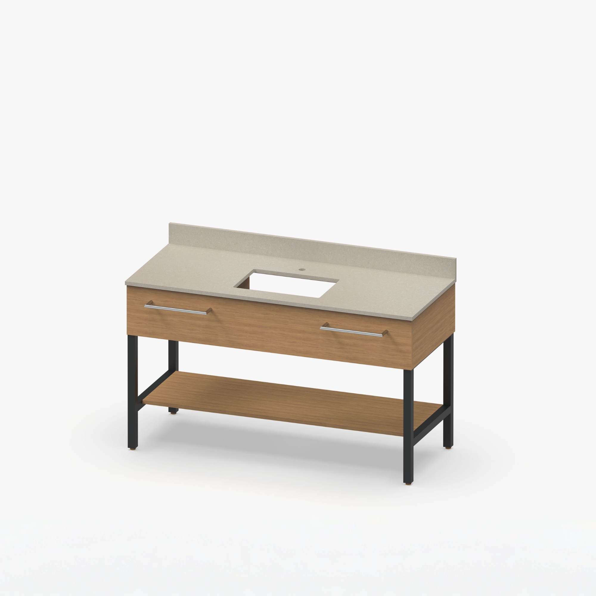 58" Bathroom Vanity - Hampton Inn by Hilton from Vietnam Hotel Furniture Manufacturer OEM/ODM One-Stop Solution for Hotel Brand