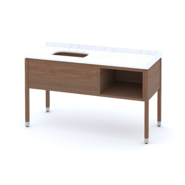 Contract Grade Vanity Base for Staybridge Suites Hotel Projects with Laminate Finish Casegoods for USA Clients from Vietnam