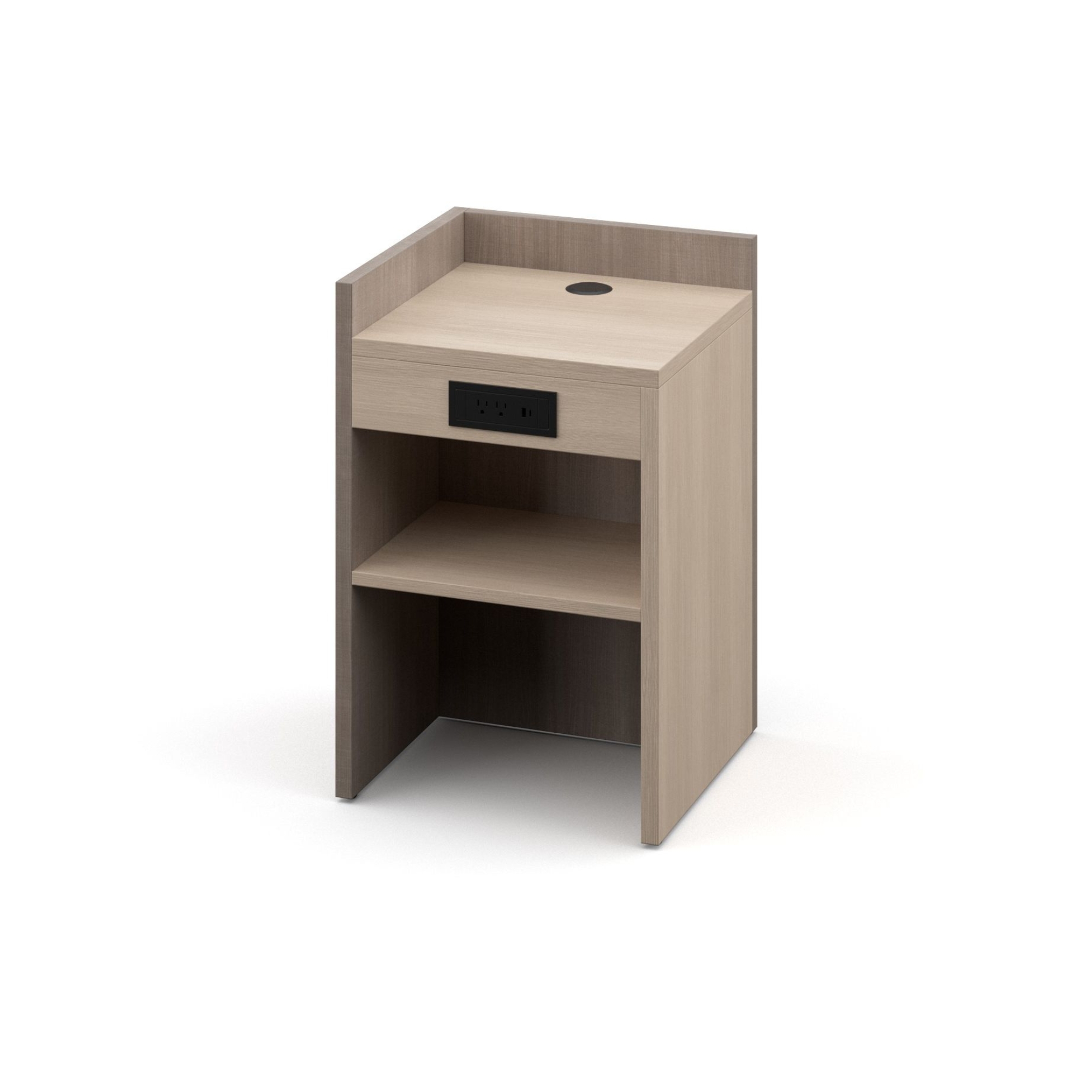 Facing Nightstand - Home2 Suites by Hilton from Vietnam Hotel Furniture Manufacturer OEM/ODM One Stop Solution for Hotel Brand 