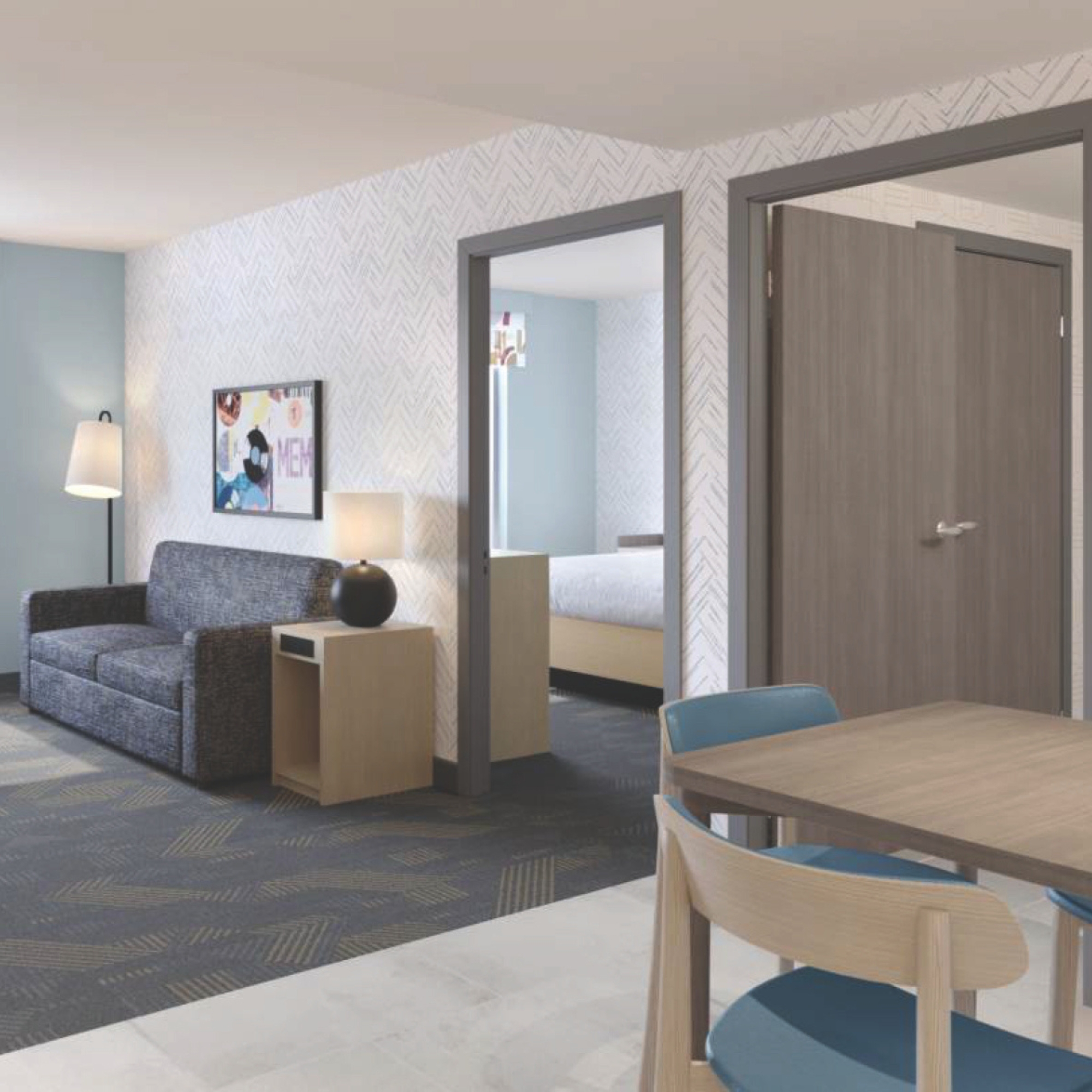 Side Table - Home2 Suites by Hilton from Vietnam Hotel Furniture Manufacturer OEM/ODM One Stop Solution for Hotel Brand  - Image 3