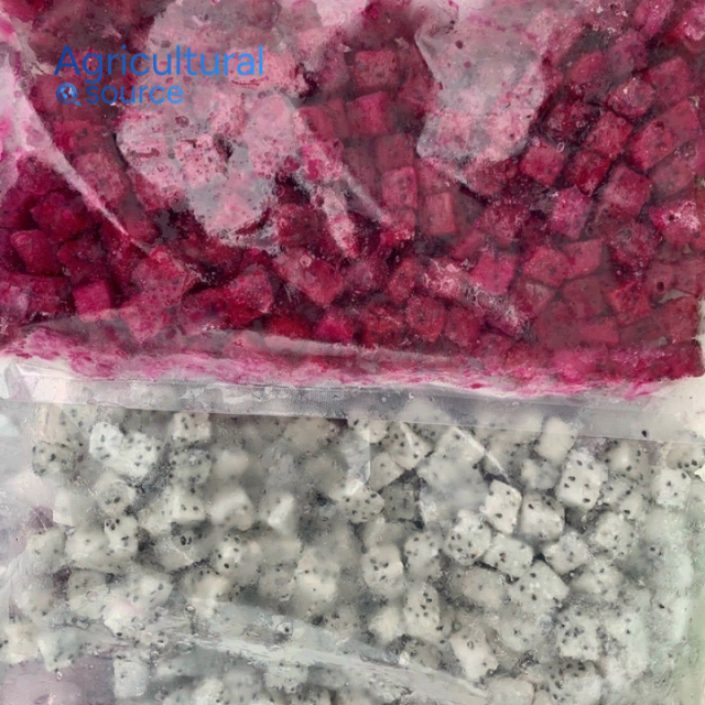 Premium Quality IQF Frozen Red & White Dragon Fruit - Best Price Frozen Direct From VietNam Factory - Export Quality Global GAP  - Image 5