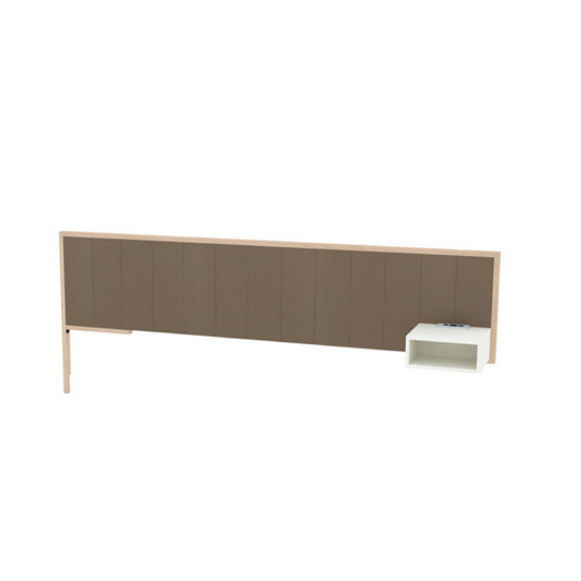 Best Quality King Headboard with Floating Nighstand Brand Town Place- Top 1 Choice Hotel Furniture Sets from Viet Nam Factory