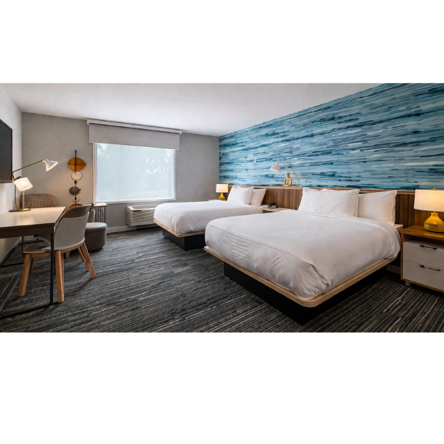 Best Quality King Headboard with Floating Nighstand Brand Town Place- Top 1 Choice Hotel Furniture Sets from Viet Nam Factory - Image 2