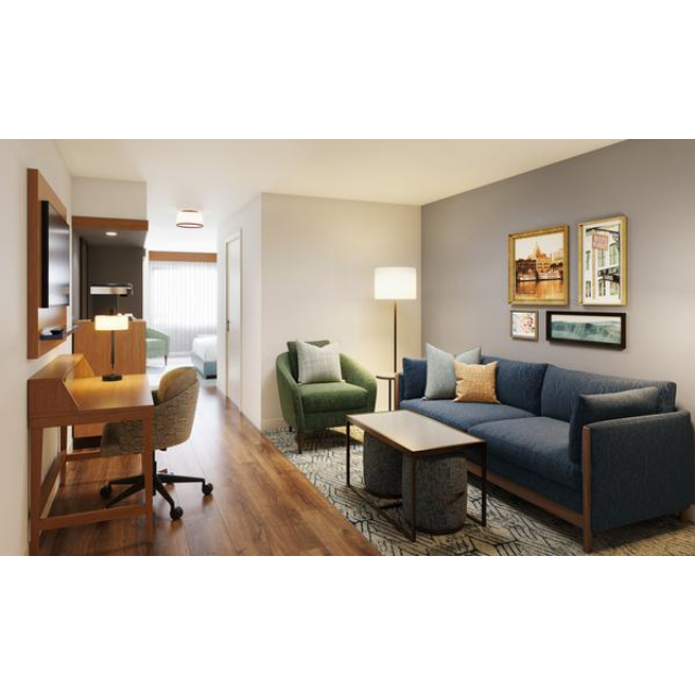 Thoughtfully Lounge Chair Designed Bedroom Furniture for Country Inn Supporting Relaxed Stay and Efficient Room Layout - Image 3