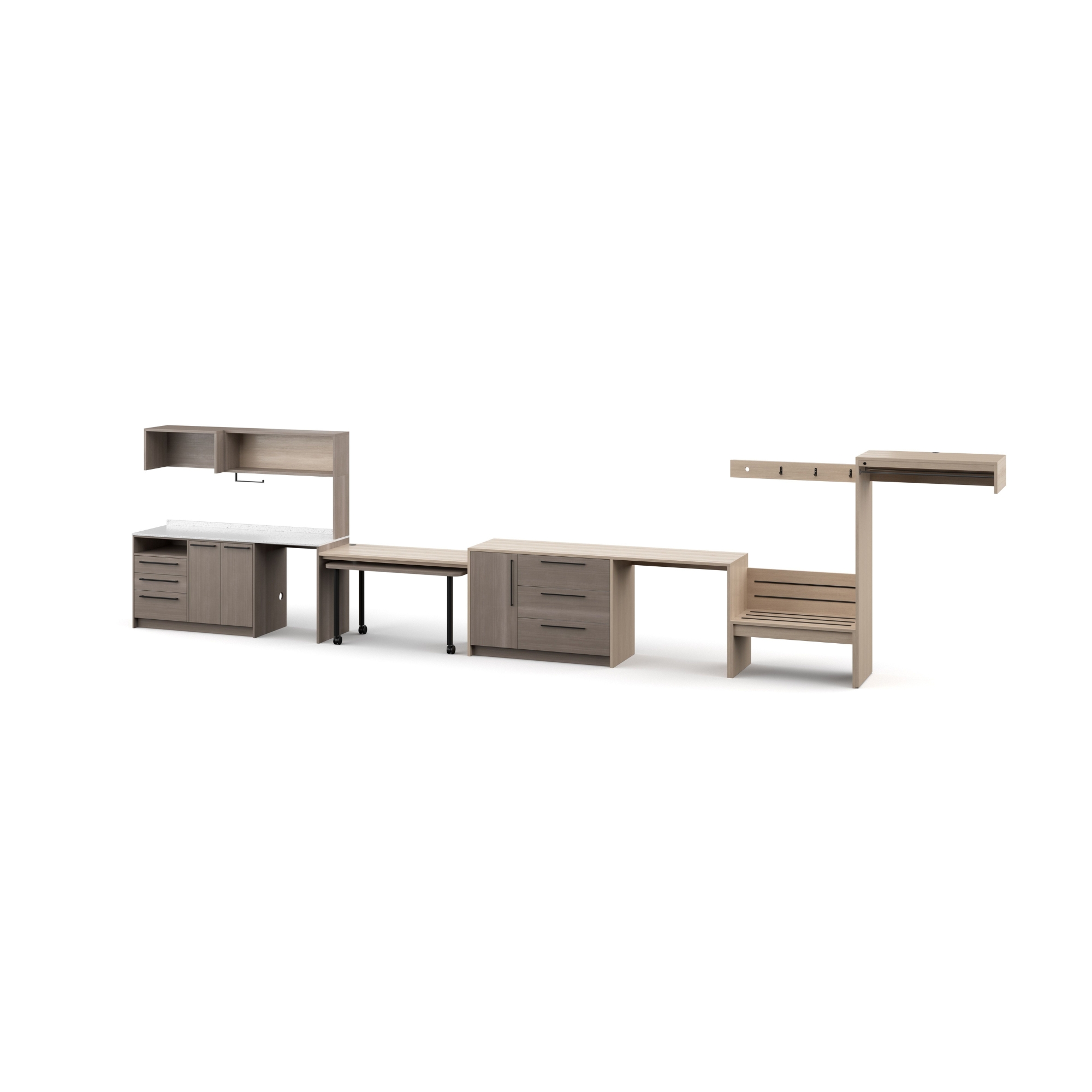 Queen Studio Suite - Home2 Suites by Hilton from Vietnam Hotel Furniture Manufacturer OEM/ODM One Stop Solution for Hotel Brand