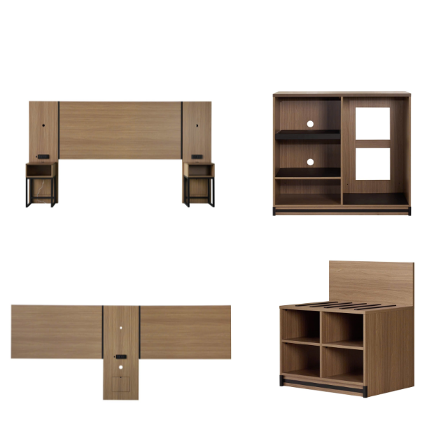 Classic La Quinta Hotel Furniture Luxury Guestroom Casegoods Featuring Commercial Grade MDF And HPL Vietnam Factory - Image 2