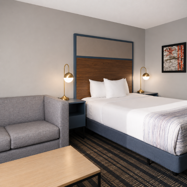 Best Price Headboaed and Nightstand Hotel Furniture for AmericInn Designed for Cozy Guest Reliable Experience Crafted in Vietnam - Image 3