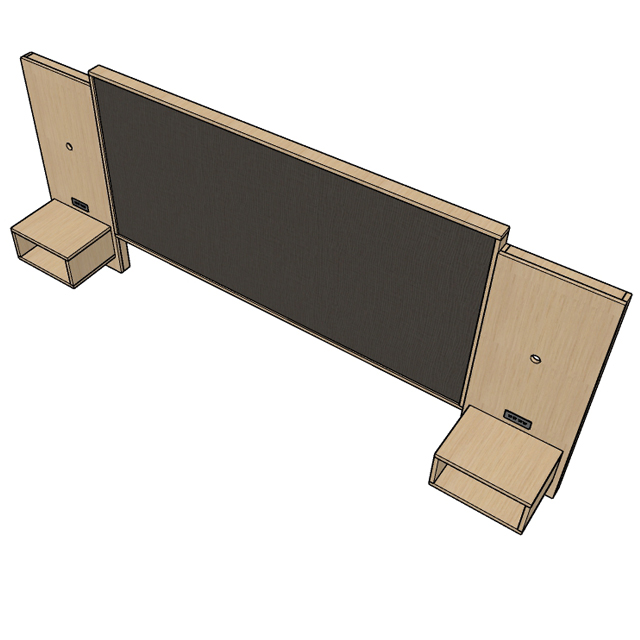 King Headboard - Baymont Inn from Vietnam Hotel Furniture Manufacturer OEM/ODM One Stop Solution for Hotel Brand or Independent - Image 3