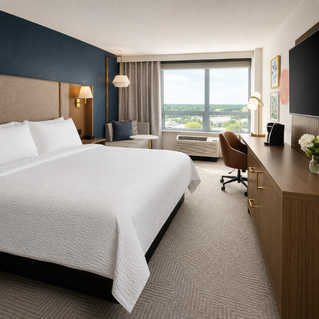 Business Preferred Holiday Inn Hotel Furniture from Vietnam Factory Crafted for Stylish Guestrooms and Hospitality Innovation