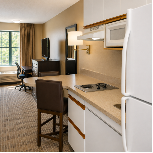 Complete Hotel Furniture Systems for Extended Stay America – Adapted to Your Property Requirements