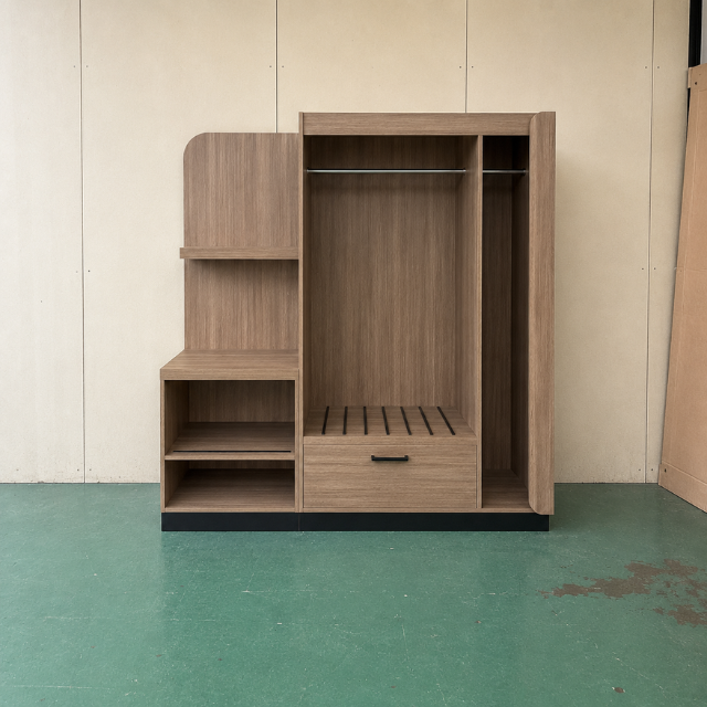 Contemporary Unit Hospitality Home2 Suites Furniture - Hotel Bedroom Set With Commercial Grade MDF And HPL -Vietnam Manufacture