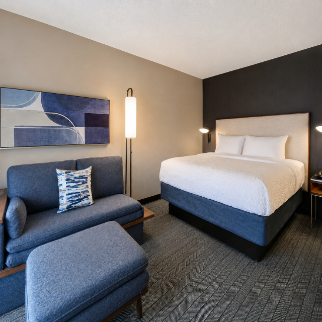American Style Sofa Bed Hotel Furniture for Courtyard Crafted with MDF Components and HPL Finish for Modern Interiors - Image 2
