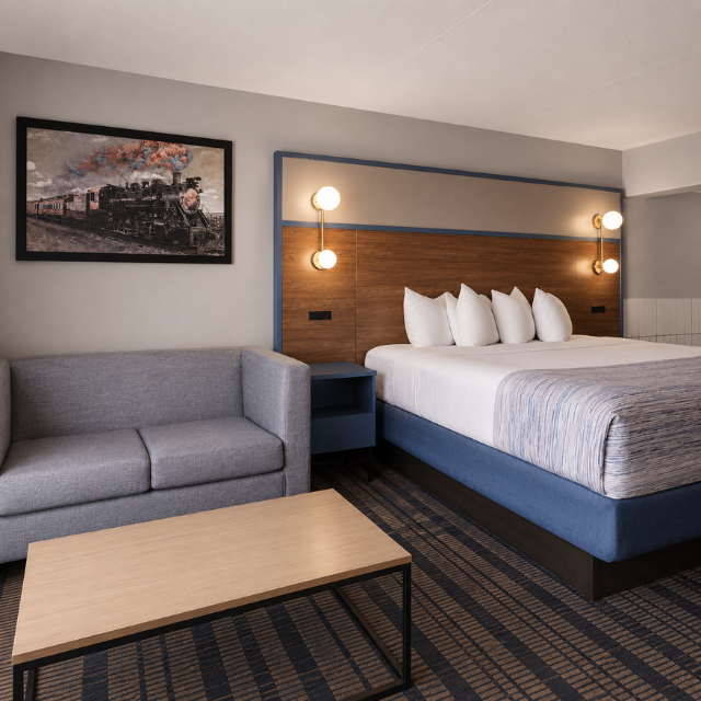 Elegant Unit Hospitality Guestroom Furniture for AmericInn Designed for Relaxing Hospitality Atmosphere and Crafted in Vietnam - Image 3