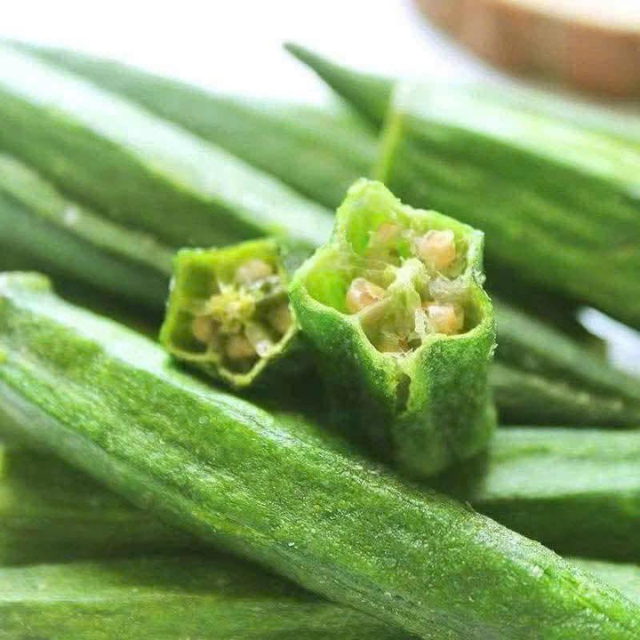 Freeze-Dried Okra | Premium Healthy Snack OEM/ODM Manufacturer & Private Label Supplier from Vietnam - Image 4