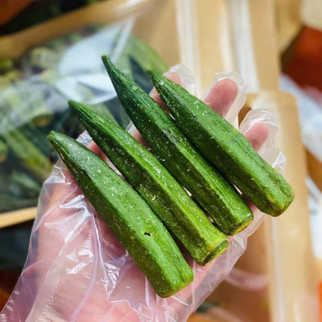 Freeze-Dried Okra | Premium Healthy Snack OEM/ODM Manufacturer & Private Label Supplier from Vietnam - Image 3