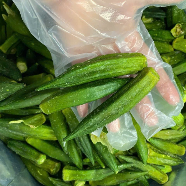 Freeze-Dried Okra | Premium Healthy Snack OEM/ODM Manufacturer & Private Label Supplier from Vietnam