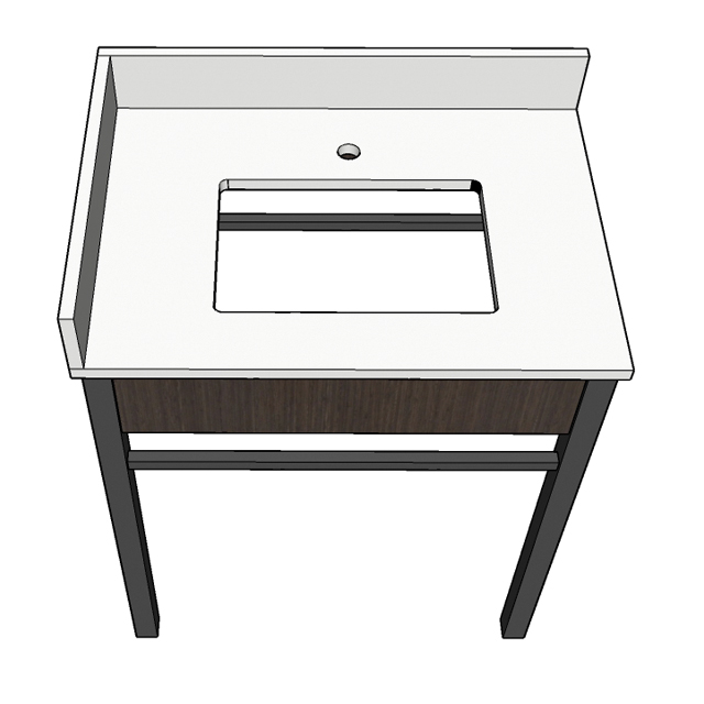 30" Vanity - Motel 6 from Vietnam Hotel Furniture Manufacturer OEM/ODM One Stop Solution for Hotel Brand or Independent - Image 2