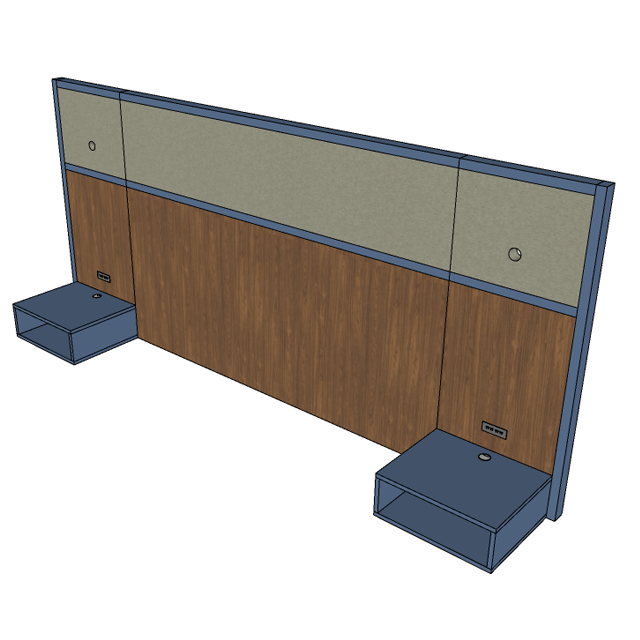 King Headboard - AmericInn from Vietnam Hotel Furniture Manufacturer OEM/ODM One Stop Solution for Hotel Brand or Independent - Image 3