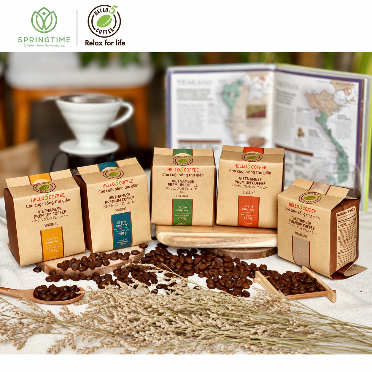 Hello 5 Coffee Premium Vietnamese Regular Ground Coffee Powder  - Image 4