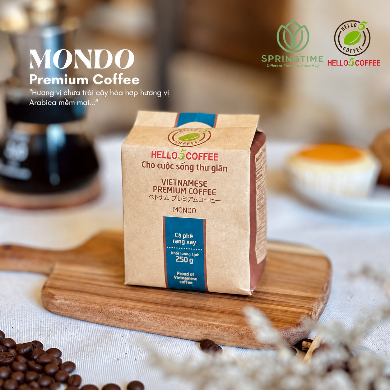 Hello5 Mondo – Premium Vietnamese Ground Coffee