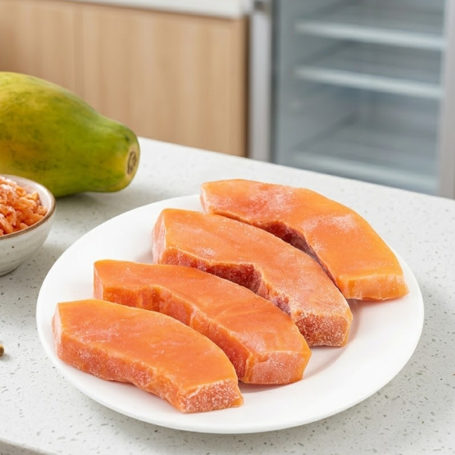 HIGH QUALITY FROZEN PAPAYA FROM VIET NAM - IQF PAPAYA  - Image 3