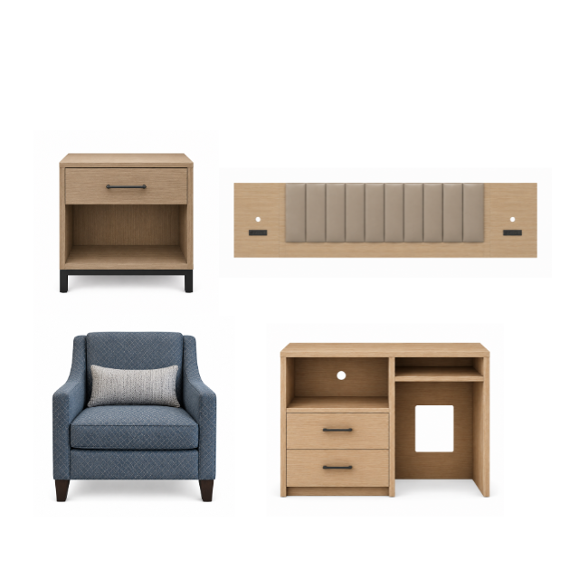 Independence Hotel Hotel Room Furniture Solutions – Custom-Engineered Casegoods for Professional Guestroom Installation - Image 2