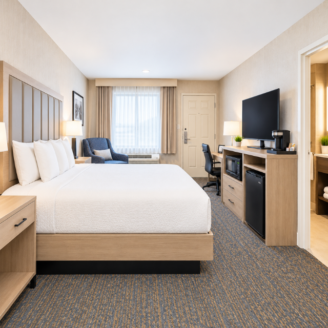 Independence Hotel Hotel Room Furniture Solutions – Custom-Engineered Casegoods for Professional Guestroom Installation