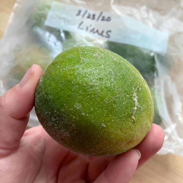IQF Frozen Whole Lime