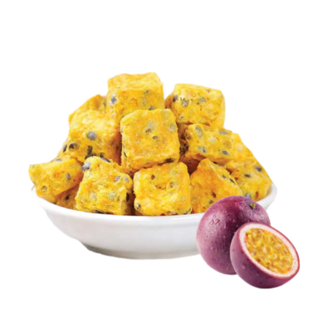 IQF Frozen Passion Fruit Puree Cubes - Image 2
