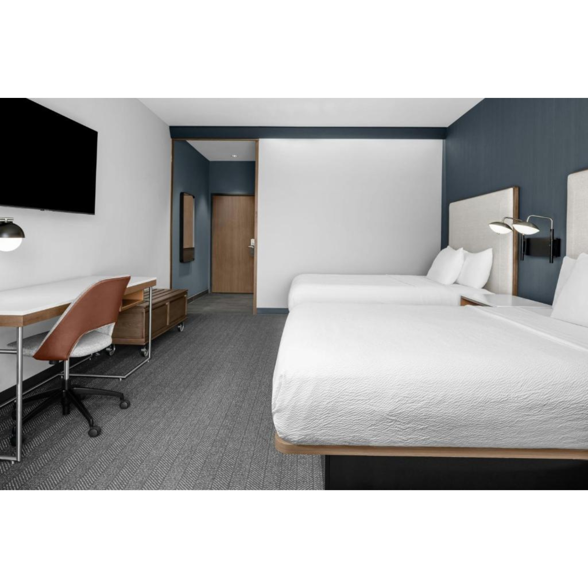 ACC Double Queen Headboard - Courtyard from Vietnam Hotel Furniture Factory OEM/ODM Solution for Independent or Brand Hotel - Image 2