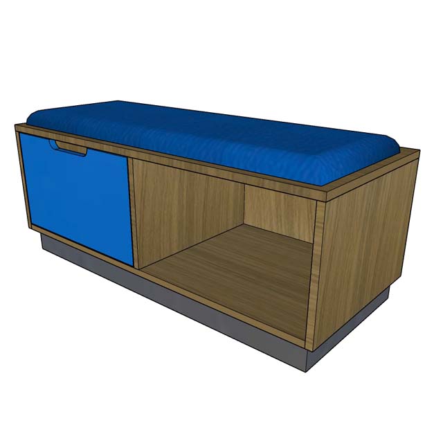 Luggage Bench - Days Inn from Vietnam Hotel Furniture Manufacturer OEM/ODM One Stop Solution for Hotel Brand or Independent - Image 3