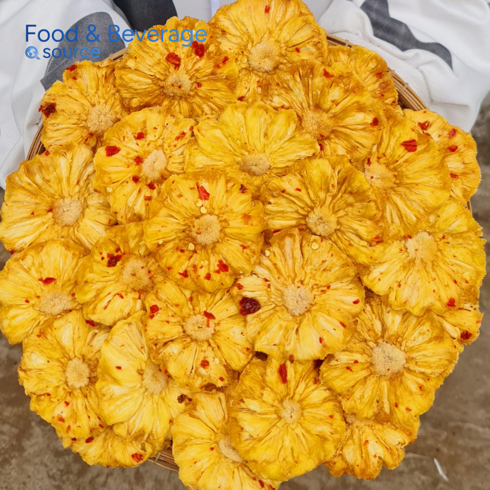 High Quality Viet Nam Soft Dried Spicy Pineapple with Chili - Sugar Tropical Treats - Image 2