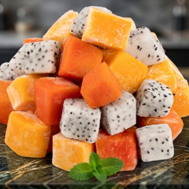 PREMIUM MIXED FROZEN FRUIT - NATURAL TROPICIAL FROM VIET NAM - IQF MIXED FROZEN FRUIT - Image 2