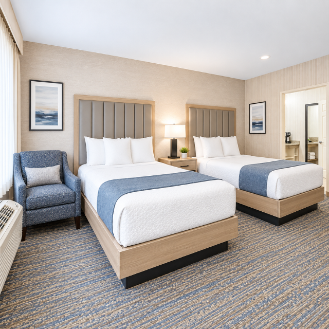 Bedframe for Independence Hotel Hospitality Room Collection - Image 2