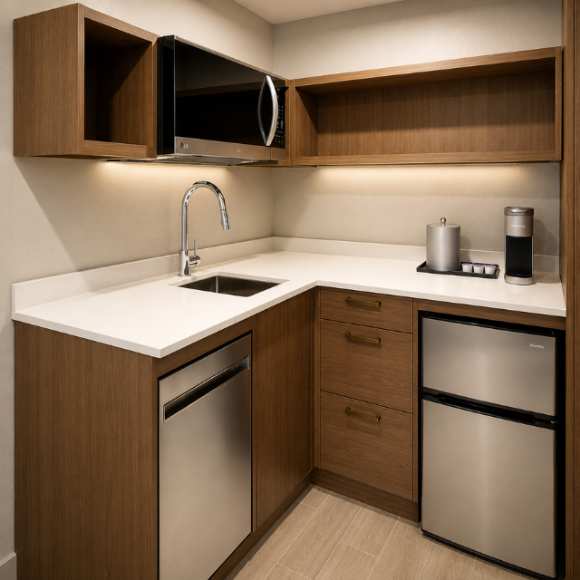 Residential Comfort Garner Inn Hotel Bedroom Set from Vietnam Manufacturer Built for Relaxed Stays and Modern Interiors
