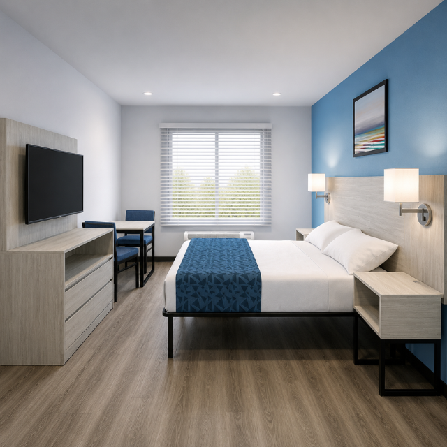 Lifestyle Focused Queen Nightstand Suburban Hotel Casegoods Manufacturer in Vietnam Delivering Reliable Quality and Brand - Image 2