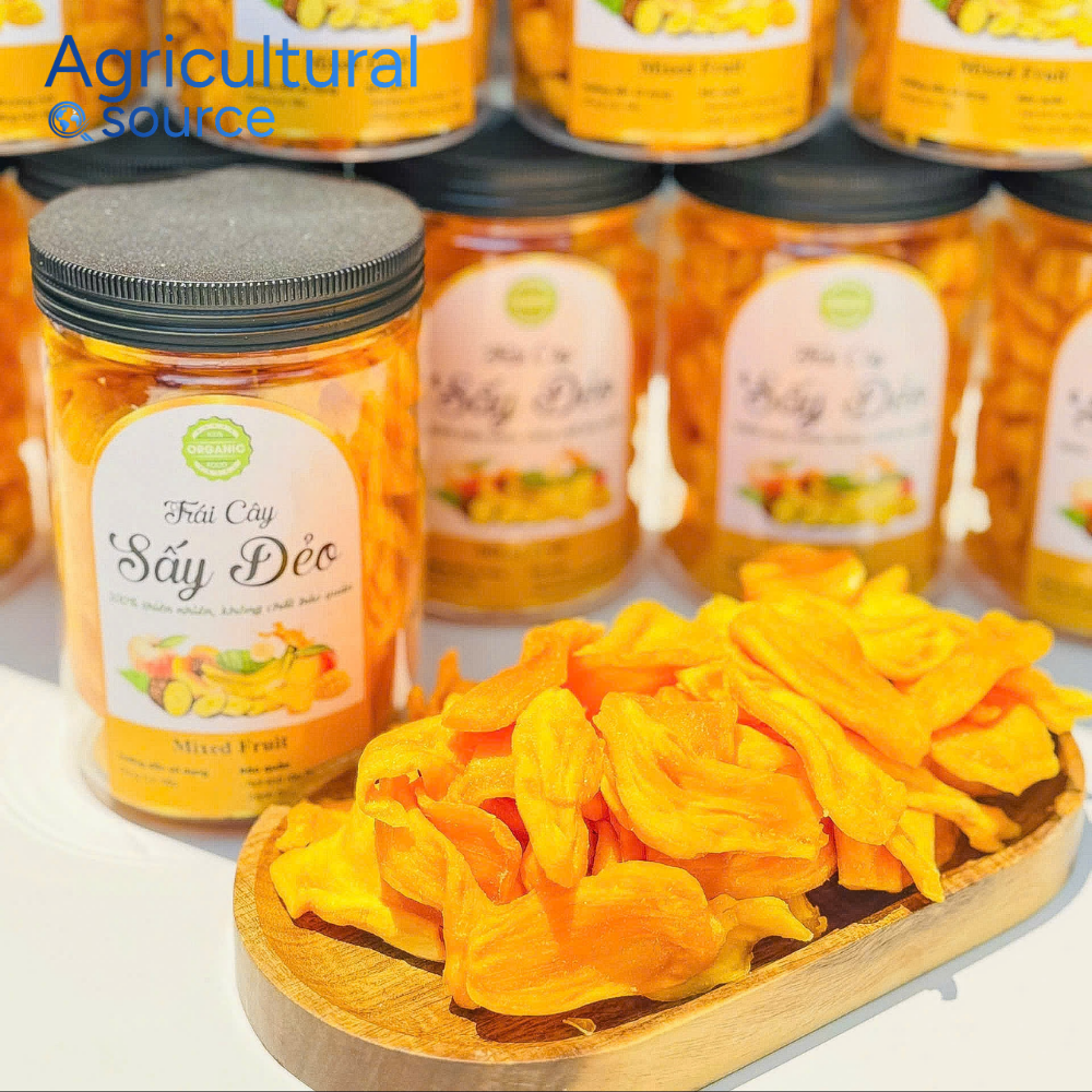 Chewy textured soft dried jackfruit, low sugar, healthy snack - Organic dried jackfruit producer - Dried jackfruit deal - Image 5