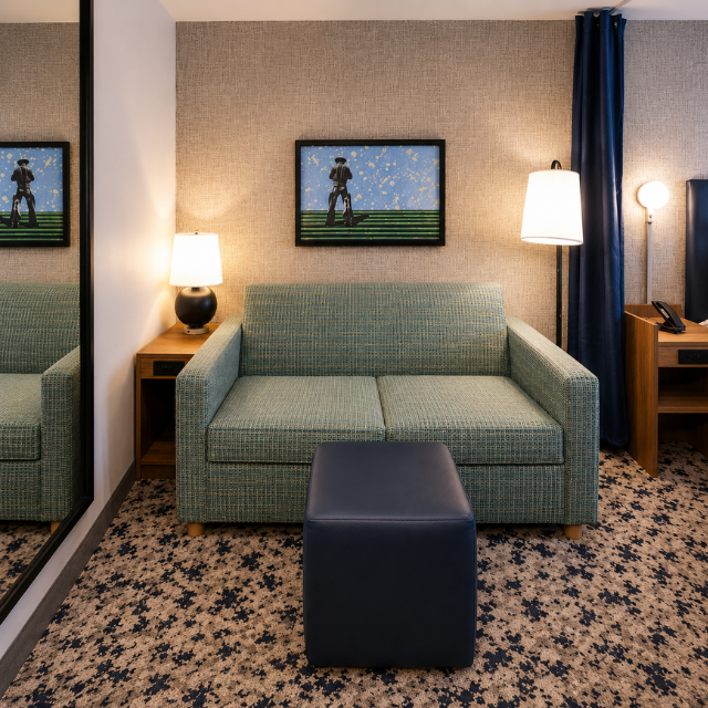 Sophisticated Home2 Suites Hospitality Casegoods Premium Guestroom Furniture With Decorative HPL Vietnam OEM Manufacturer