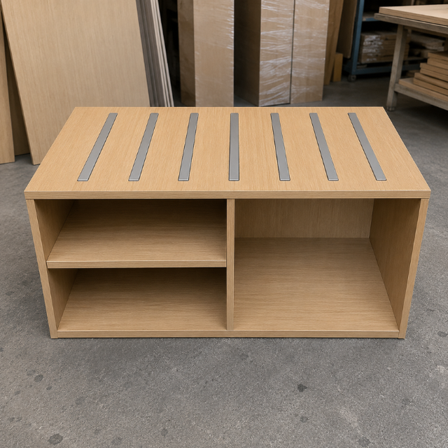 Stylish Baymont Inn Guestroom Casegoods Furniture Set with Scratch Resistant Laminate from Vietnam Factory - Image 4