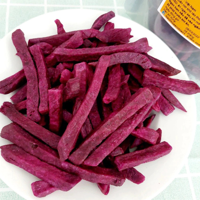Sugar-Free Crispy Purple Sweet Potato Chips | Healthy Snack OEM/ODM Manufacturer in Vietnam - Image 4