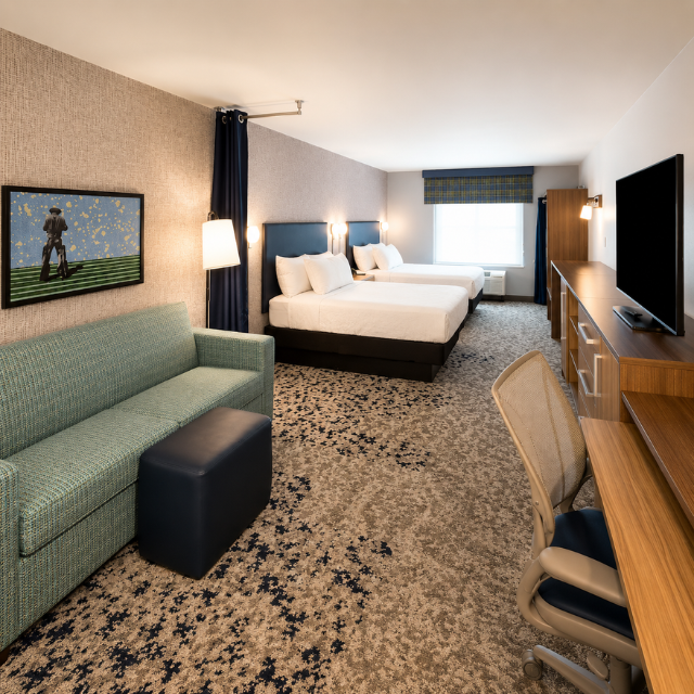 Timeless Home2 Suites Hotel Furniture Luxury Bedroom Casegoods Collection Using Durable MDF And LPL Vietnam Factory Supplier