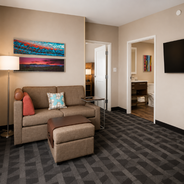 TownePlace Guestroom Furniture Packages – Precisely Sized Pieces for Customized Hotel Interior Projects