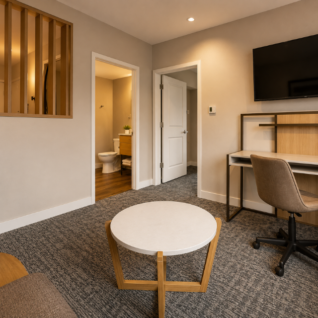 TownePlace Guestroom Furniture Sets – Bespoke Dimensions Available for Headboards, Casegoods and Seating