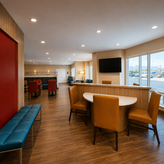 TownePlace Hotel Furniture Packages – Room-Specific Dimensions Available for Complete Guestroom Furnishing