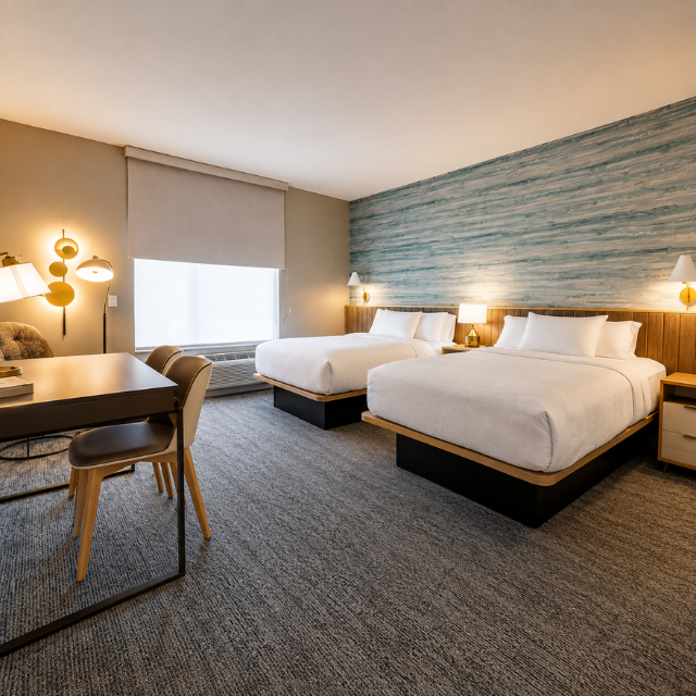 TownePlace Hotel Room Furnishing Sets – Personalized Measurements Available for Your Hospitality Project