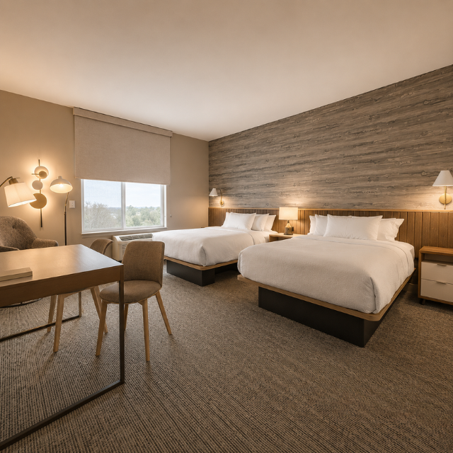 TownePlace Hotel Room Furniture Sets – Project-Specific Dimensions Available for Complete Hospitality Packages