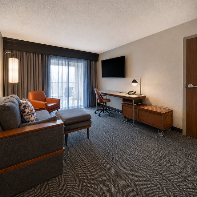 Transitional Hotel Furniture for Courtyard Built with MDF Construction and HPL Surface for Long Lasting Hospitality from Vietnam