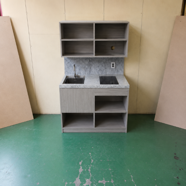 Urban Comfort Kitchen Cabinet Suburban Hotel Casegoods from Vietnam Manufacturer Built for Extended Stay Guestroom Environments