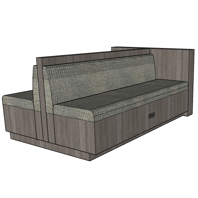 2 Side Sofa - Motel 6 from Vietnam Hotel Furniture Manufacturer OEM/ODM One Stop Solution for Hotel Brand or Independent - Image 2