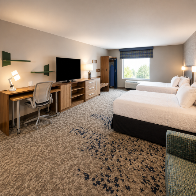 Versatile Home2 Suites Hotel Bedroom Furniture Premium Casegoods Collection With Durable HPL Vietnam Factory Supplier